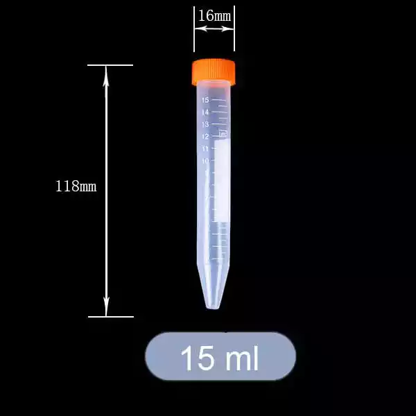 15ml conical tube size details