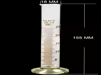 25 ml Glass Graduated Cylinder