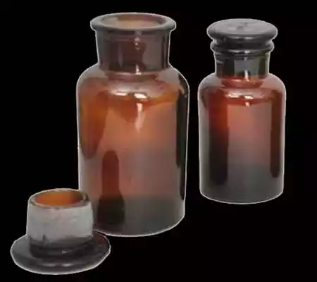 Wild Mouth Glass Reagent Bottle
