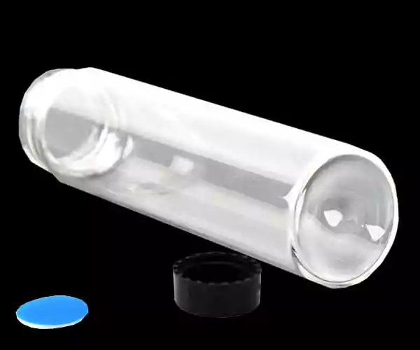 transparent Glass Sample Bottles