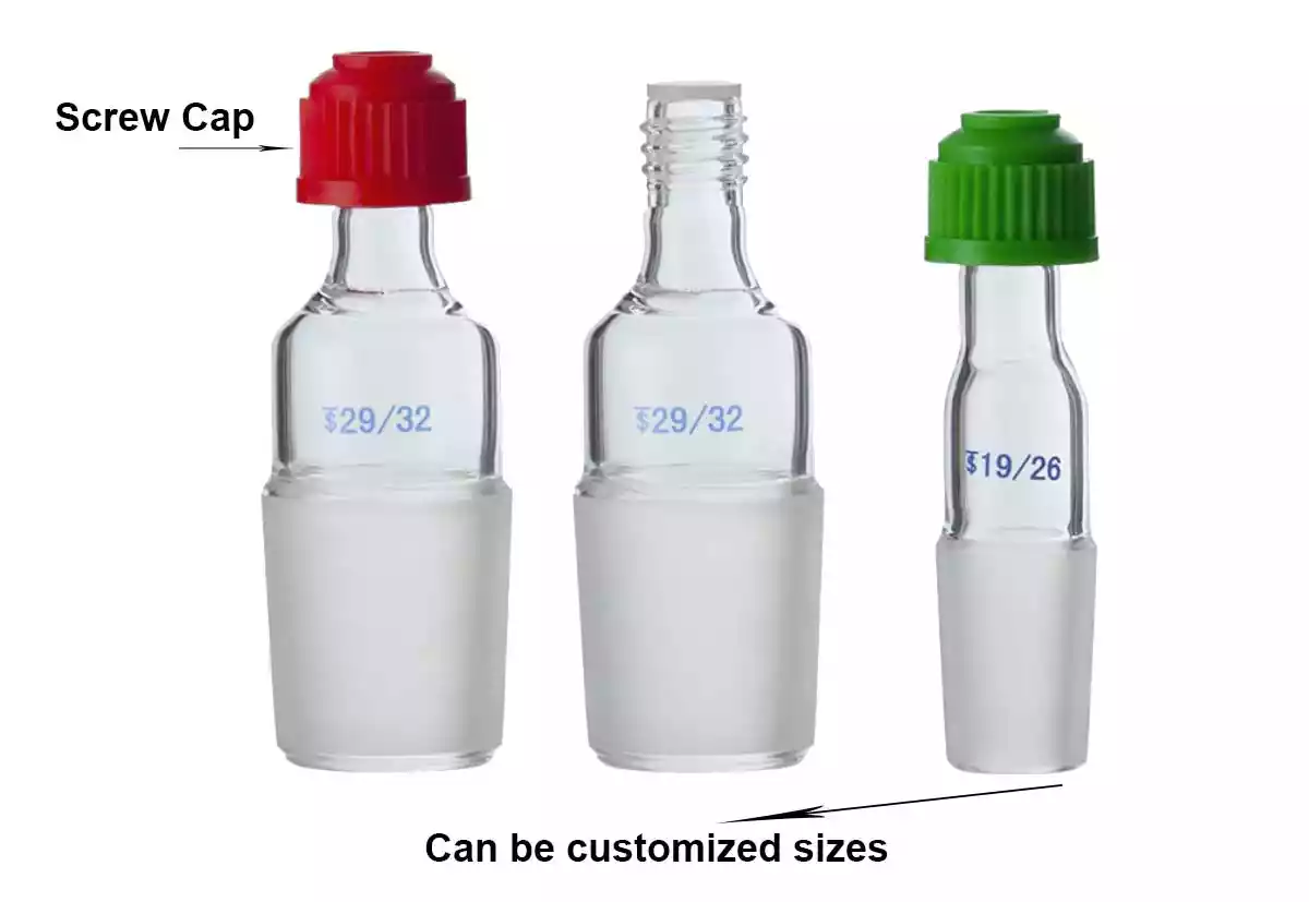 Glass Thermowell with screw cap