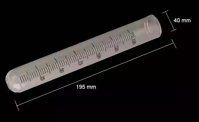 150 ml Graduated Glass Test Tube