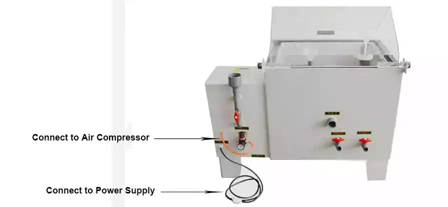 how to use salt spray test chamber