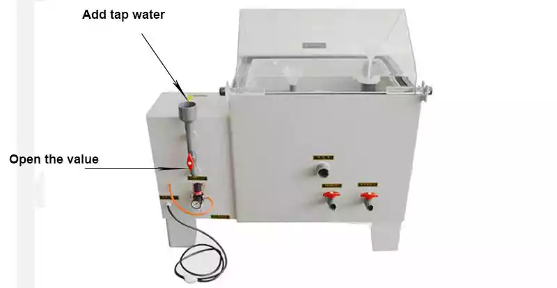 how to use salt spray test chamber