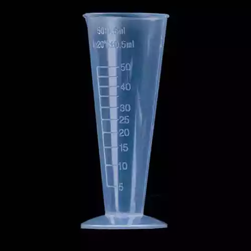50 ml Plastic Conical Graduated cylinder