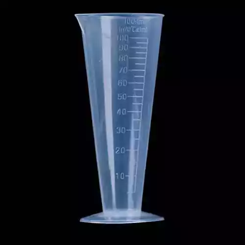 100 ml Plastic Conical Graduated cylinder
