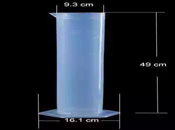 2000 ml Plastic Graduated Cylinder