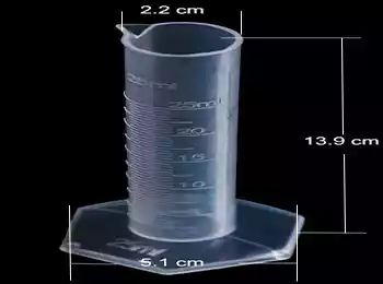 25 ml Plastic Graduated Cylinder