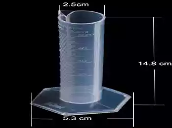 50 ml Plastic Graduated Cylinder