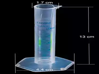 10 ml Plastic Graduated Cylinder