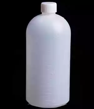 1000 ml Frasco reactivo de plastico boca estrecha