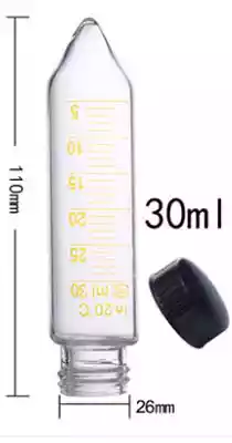 Screw Cap Test Tubes Size Details