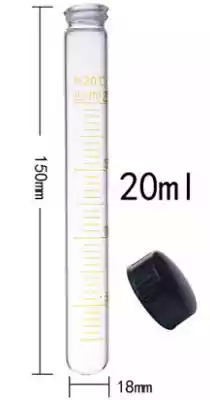 Screw Cap Test Tubes Size Details