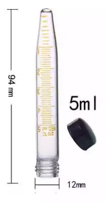 Screw Cap Test Tubes Size Details