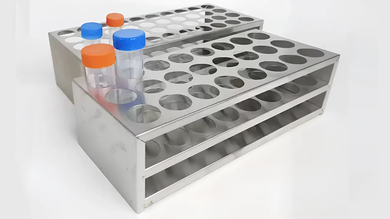 Stainless Steel Test Tube Rack