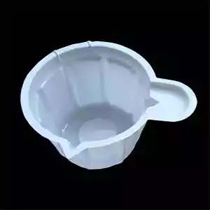 white color urine cup