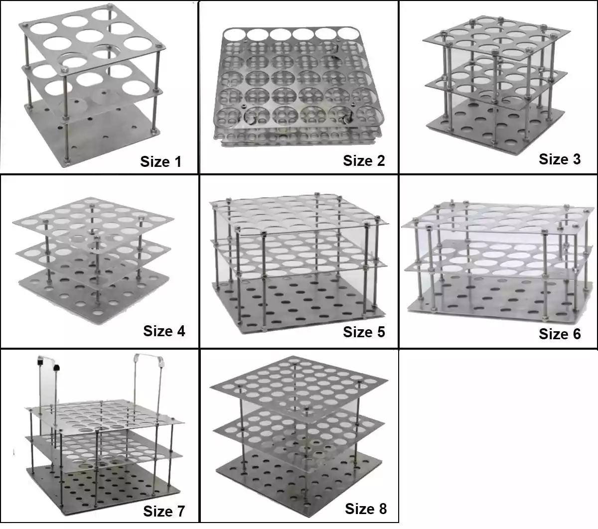 water bath test tube rack rectangel or square