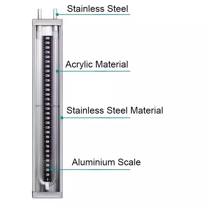 Stainless Steel U Tube Manometer